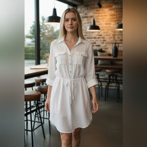 NWT Tommy Hilfiger White Dress/Coverup